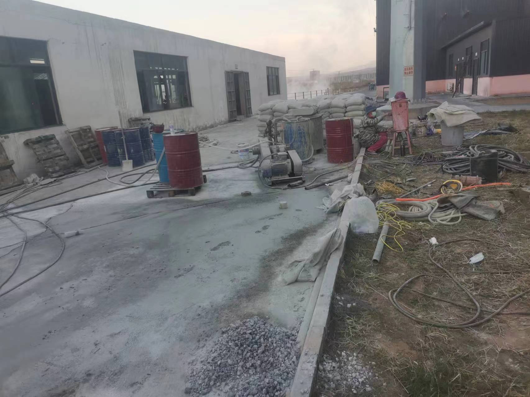 永福厂房地基沉降注浆